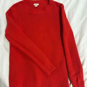 J. Crew Red Sweater
